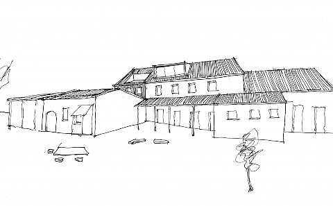 Hostel Hönow - Skizze
